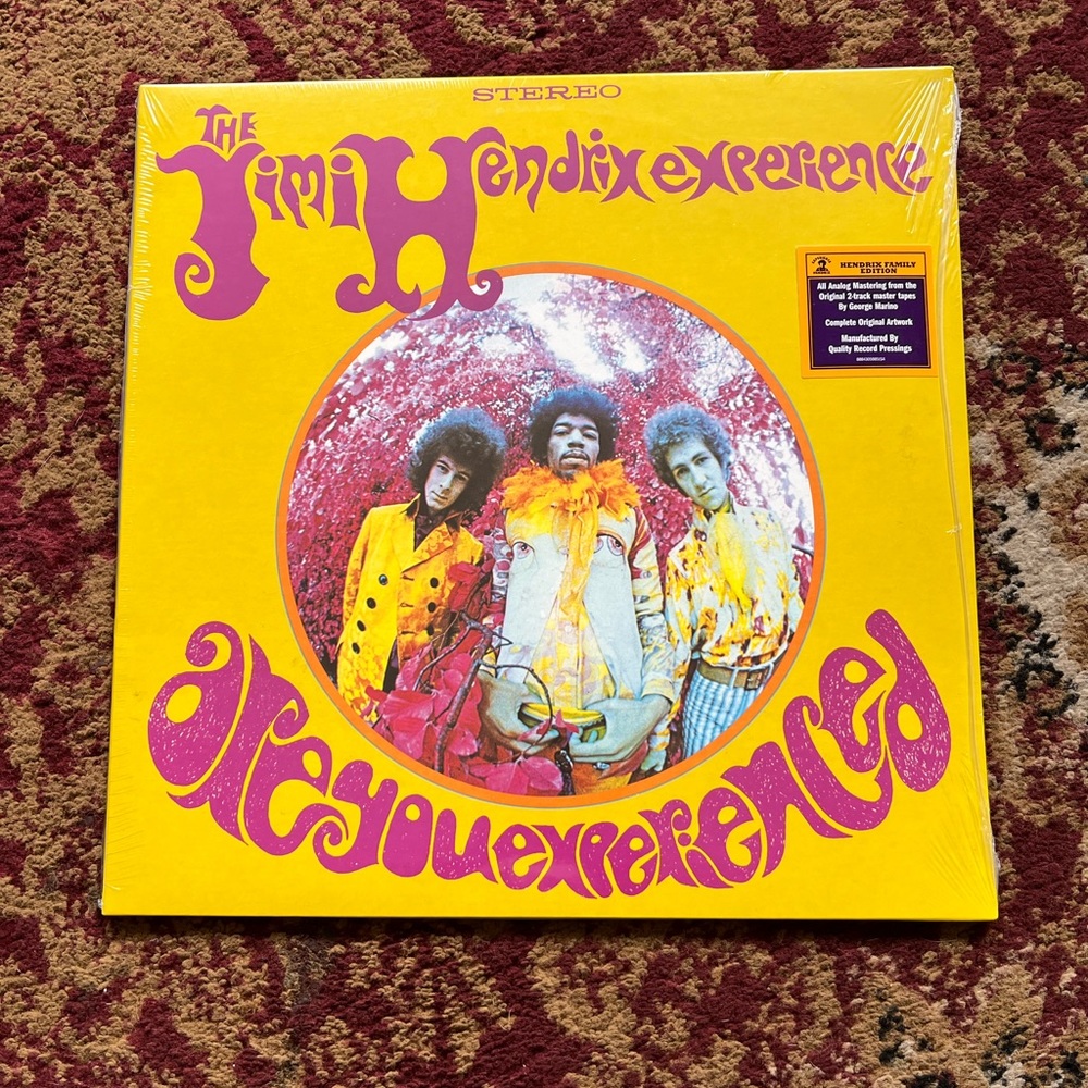 The Jimi Hendrix Experience - Are You Experienced Vinyl Record - BRAND NEW